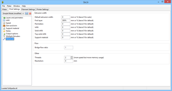 Slic3r screenshot 12