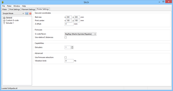 Slic3r screenshot 15