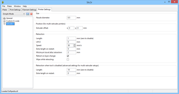 Slic3r screenshot 16