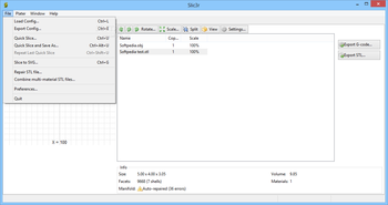 Slic3r screenshot 2