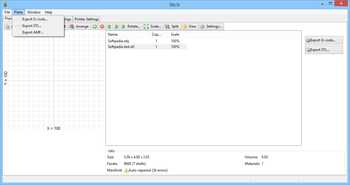 Slic3r screenshot 3