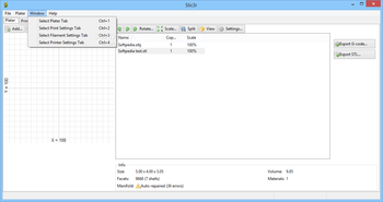Slic3r screenshot 4