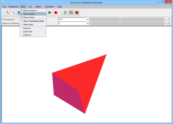 Slicing or Unfolding Polyhedra screenshot 3