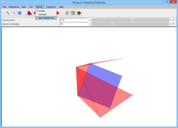 Slicing or Unfolding Polyhedra screenshot 5