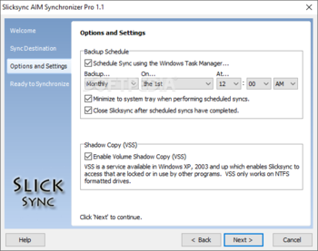 Slicksync AIM Synchronizer Pro screenshot 4