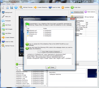 Slideshow Wizard screenshot 7