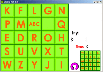 Sliding ABC 5x5 screenshot 2