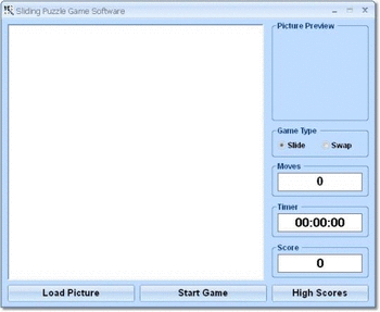 Sliding Puzzle Game Software screenshot
