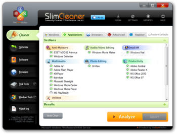 SlimCleaner screenshot 2