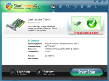 SlimDrivers Free screenshot