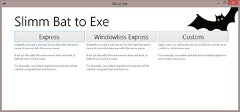 Slimm Bat to Exe screenshot