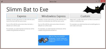 Slimm Bat to Exe screenshot 2