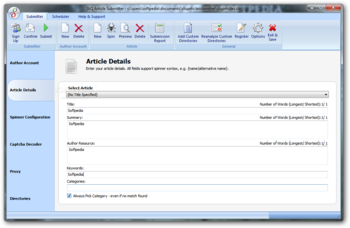SliQ Article Submitter screenshot 2
