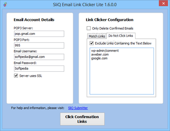 SliQ Email Link Clicker Lite screenshot 2