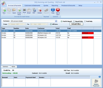 SliQ Invoicing and Quoting Plus screenshot 3