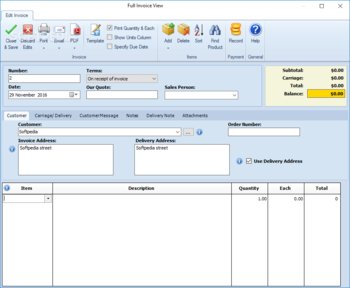 SliQ Invoicing Plus screenshot 2