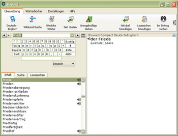 Slovoed Classic English-German Dictionary screenshot