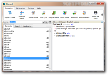 Slovoed Classic English-Uzbek & Uzbek-English screenshot