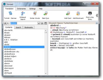 Slovoed Classic German-Turkish screenshot
