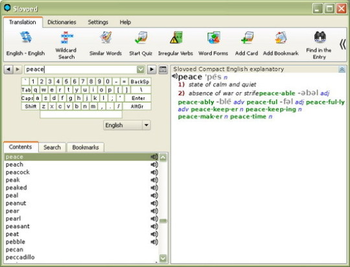 Slovoed Compact English Explanatory Dictionary screenshot