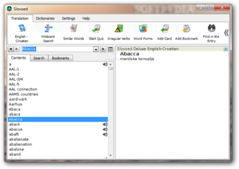 Slovoed Deluxe English-Croatian & Croatian-English screenshot