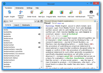 SlovoEd Deluxe English Explanatory dictionary screenshot