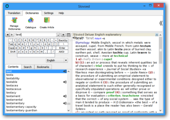 SlovoEd Deluxe English Explanatory dictionary screenshot 3