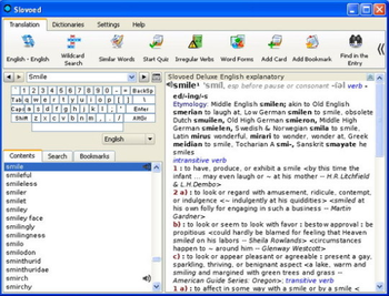 Slovoed Deluxe English Explanatory Dictionary screenshot