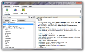 SlovoEd Deluxe English-Spanish screenshot 2