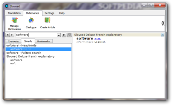 SlovoEd Deluxe French-French dictionary screenshot 2