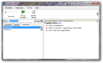 SlovoEd Deluxe French-French dictionary screenshot 3