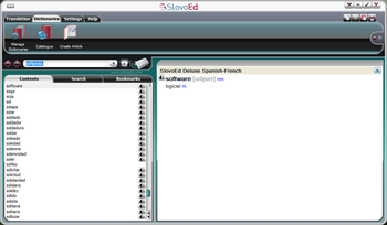 SlovoEd Deluxe French-Spanish screenshot 2