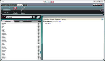 SlovoEd Deluxe French-Spanish screenshot 3