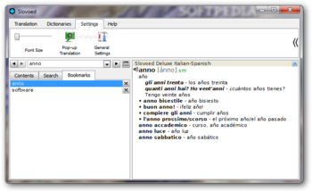 SlovoEd Deluxe Italian-Spanish screenshot 3