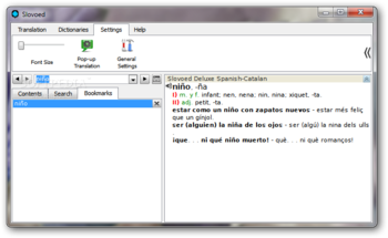 SlovoEd Deluxe Spanish-Catalan screenshot 3