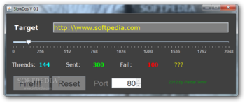 SlowDoS screenshot