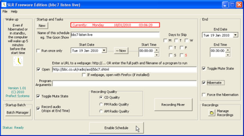 SLR: Scheduler Launcher Recorder screenshot