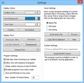 SlyNFO Viewer screenshot 3