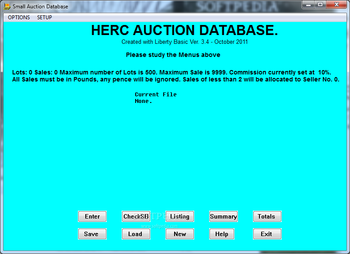 Small Auction DBs screenshot