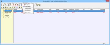 Small Business Inventory Control Standard screenshot 13