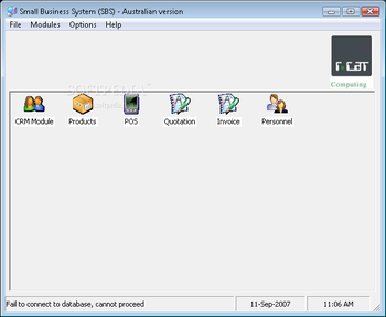 Small Business System screenshot