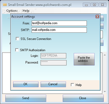 Small E-mail Sender screenshot 2