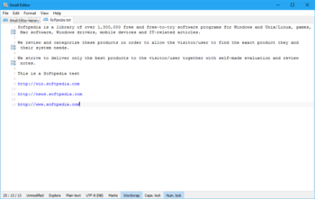 Small Editor screenshot