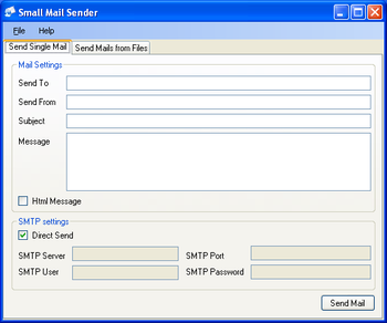 Small Mail Sender screenshot