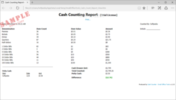 Small Office Tools - Cash Counter screenshot 6