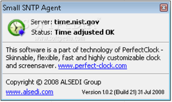 Small SNTP Agent screenshot