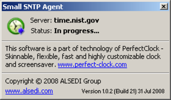 Small SNTP Agent screenshot