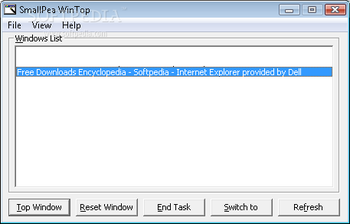 SmallPea WinTop screenshot