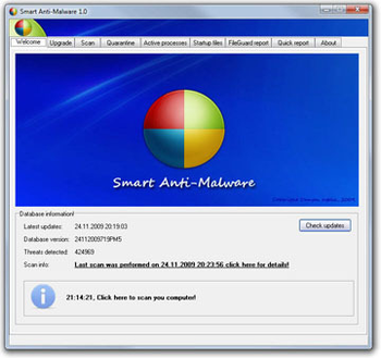 Smart Anti-Malware screenshot