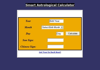 Smart Astrological Calculator screenshot